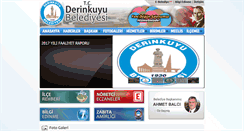 Desktop Screenshot of derinkuyu.bel.tr