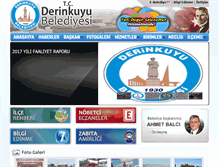 Tablet Screenshot of derinkuyu.bel.tr